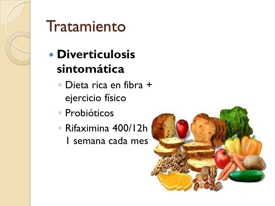 dieta rica en fibra para diverticulitis